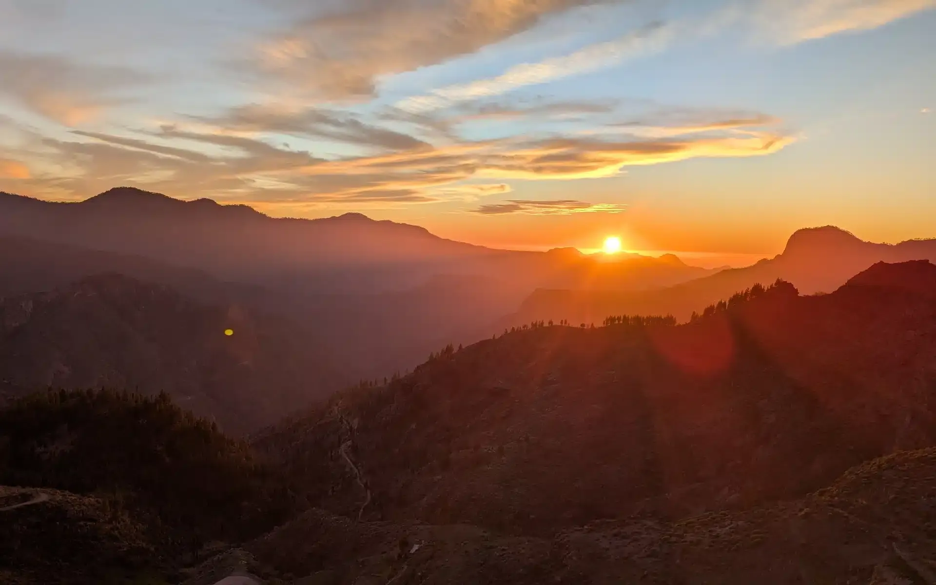 coucher de soleil Gran Canaria 